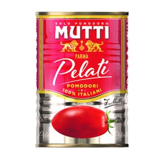 Mutti loupaná rajčata 400g
